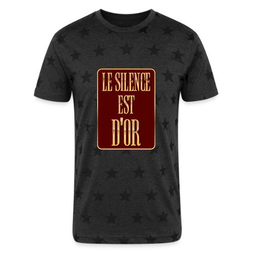 Silence is golden - Unisex Adult Star Printed T-Shirt