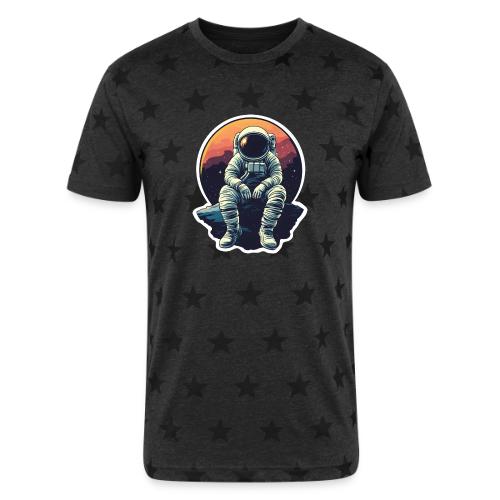 Astronaut in the Void - Unisex Adult Star Printed T-Shirt