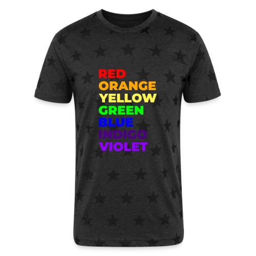 True Colors - Unisex Adult Star Printed T-Shirt