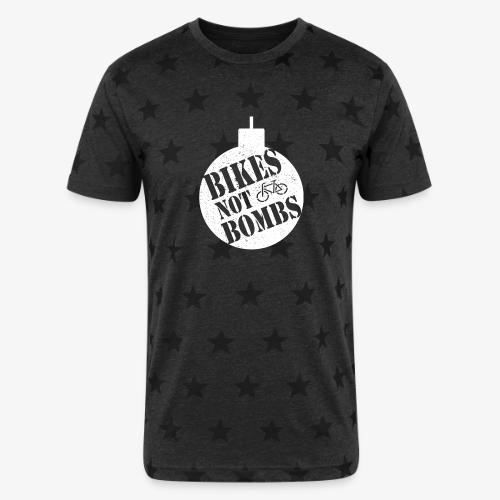 Bikes Not Bombs - Unisex Adult Star Printed T-Shirt