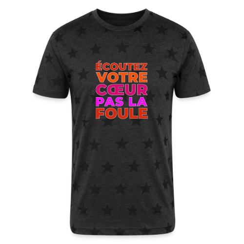 Heart first - Unisex Adult Star Printed T-Shirt
