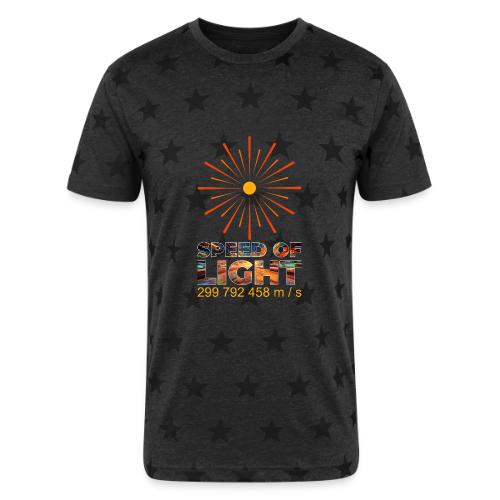 Speed of light - Unisex Adult Star Printed T-Shirt