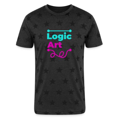 Art vs Logic - Unisex Adult Star Printed T-Shirt