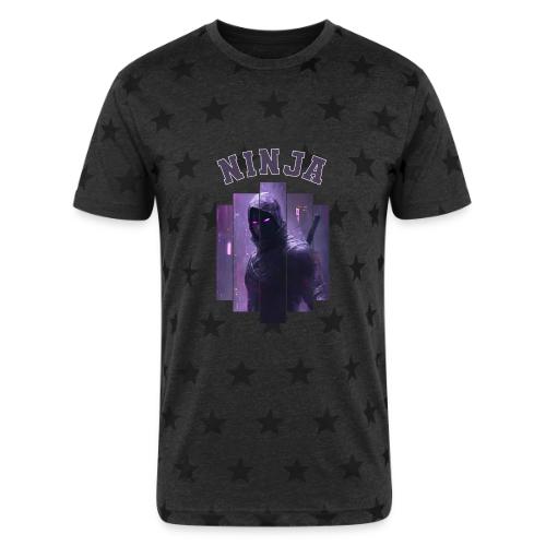 Nightfall Ninja - Unisex Adult Star Printed T-Shirt