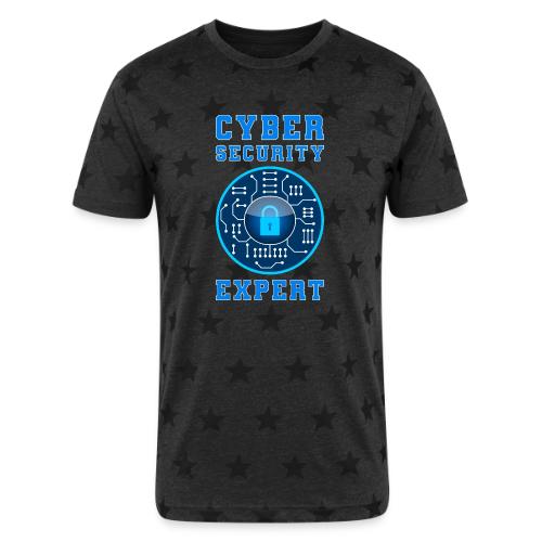 Cyber Security Expert - Unisex Adult Star Printed T-Shirt