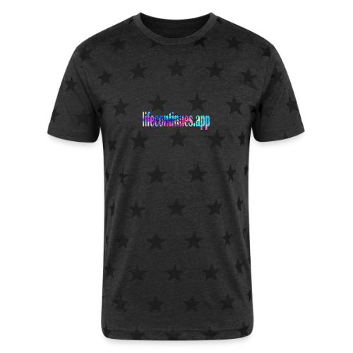 Lifecontinues.app1 - Unisex Adult Star Printed T-Shirt