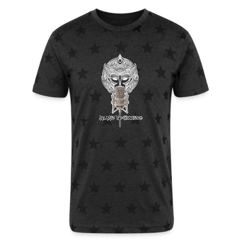 All Mic No Gimmicks - Unisex Adult Star Printed T-Shirt