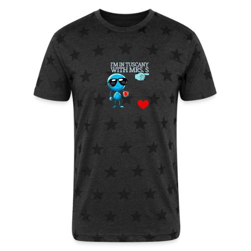 Smoon City_I'm in Tuscany with Mrs. S - Unisex Adult Star Printed T-Shirt