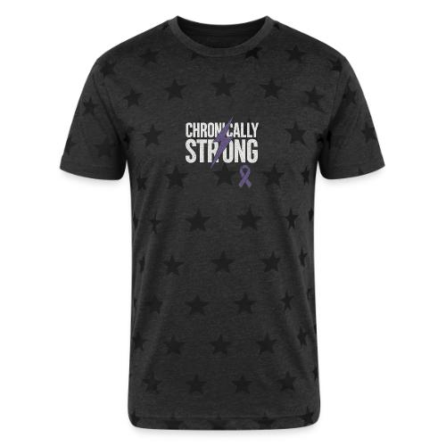 Chronically Strong - Unisex Adult Star Printed T-Shirt