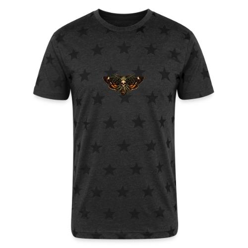 Cthulhu Moth Skull - Unisex Adult Star Printed T-Shirt