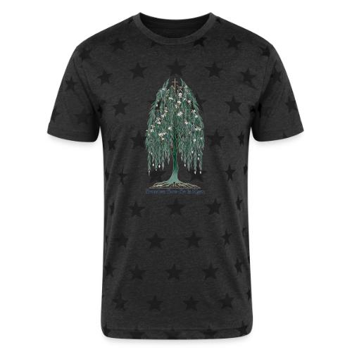 Easter Branches Bow Willow T Shirt, Easter Gift - Unisex Adult Star Printed T-Shirt