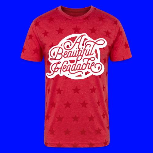 a beautiful headache - Unisex Adult Star Printed T-Shirt