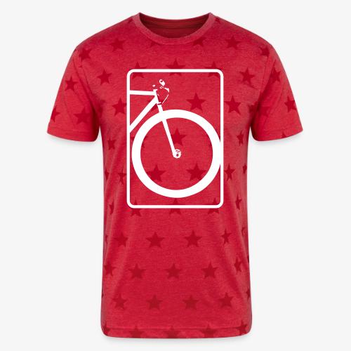 Front Wheel Forward - Unisex Adult Star Printed T-Shirt