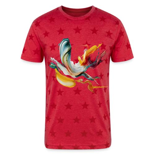 Abstract Chaos - Unisex Adult Star Printed T-Shirt