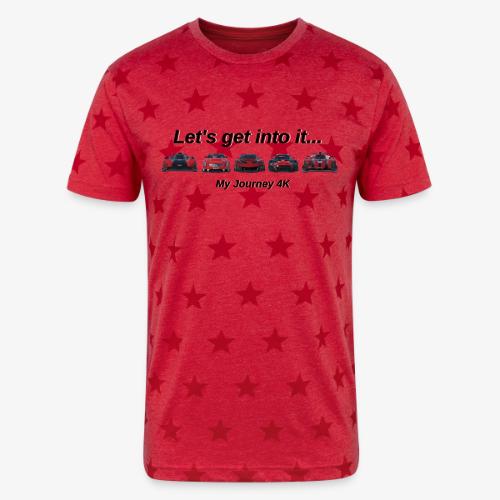 Front of Cars 4k - Unisex Adult Star Printed T-Shirt