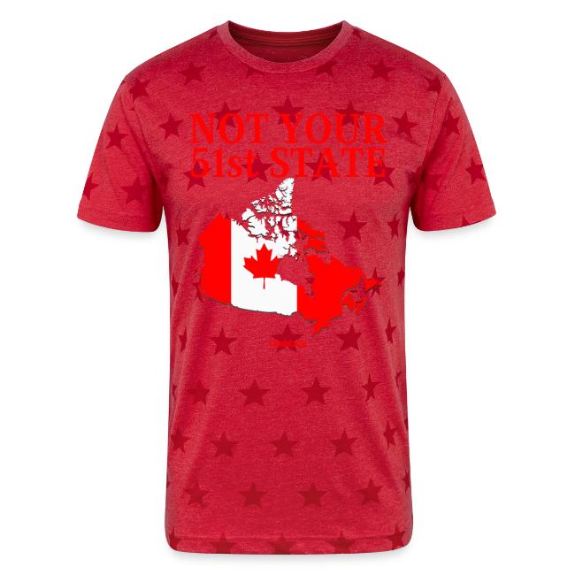 Canada Is Not Your 51st State - Canada Map Flag