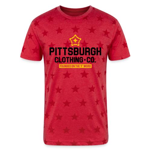 Founded on the 'F' Word Sticker - Unisex Adult Star Printed T-Shirt