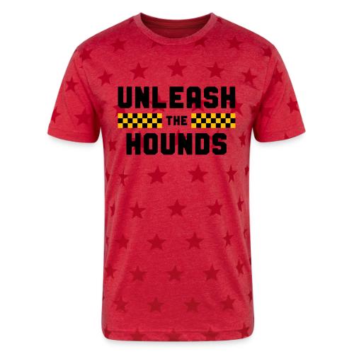 Unleash the Hounds - Unisex Adult Star Printed T-Shirt