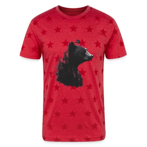Forest Within the Bear - Unisex Adult Star Printed T-Shirt
