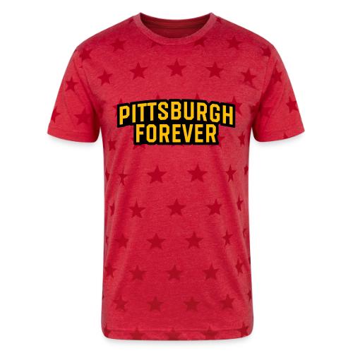 Pittsburgh Forever - Unisex Adult Star Printed T-Shirt