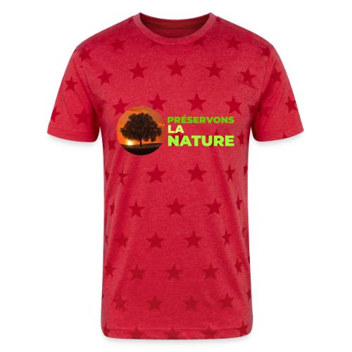 Nature protection - Unisex Adult Star Printed T-Shirt