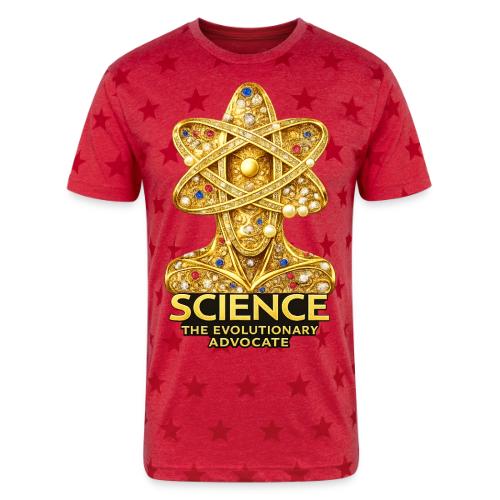 Science the Evolutionary Advocate - Unisex Adult Star Printed T-Shirt