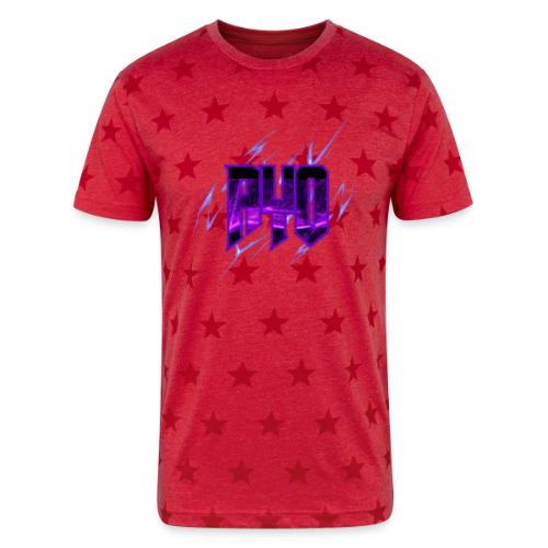 Ayo's Blue - Unisex Adult Star Printed T-Shirt