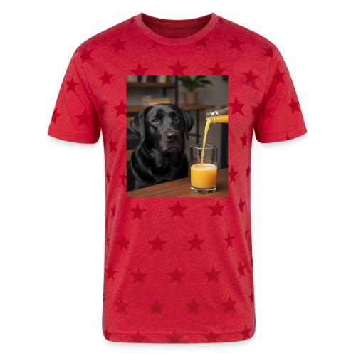 Golden Retriever Chill Juice Vibes - Unisex Adult Star Printed T-Shirt