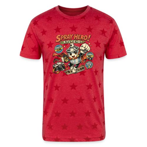Analog Supplies Retro Film Camera Hero - Unisex Adult Star Printed T-Shirt