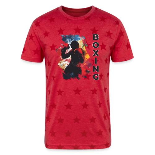 Boxing Drive - Unisex Adult Star Printed T-Shirt