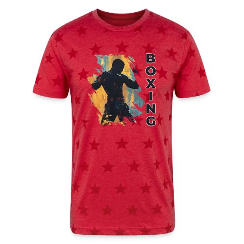 Boxing Fuel - Unisex Adult Star Printed T-Shirt