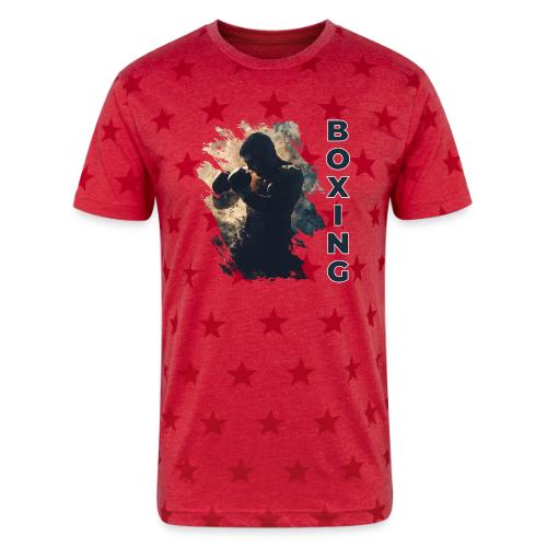 Boxing Ready - Unisex Adult Star Printed T-Shirt