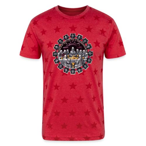Last Supper Communion T Shirt, Faith Gift - Unisex Adult Star Printed T-Shirt