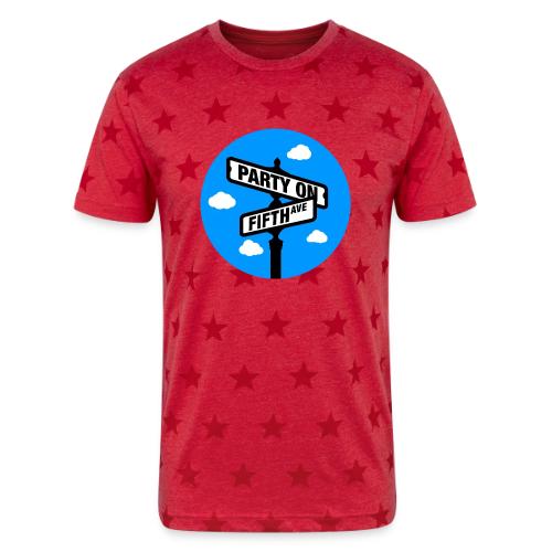 Party on Fifth Ave - Unisex Adult Star Printed T-Shirt