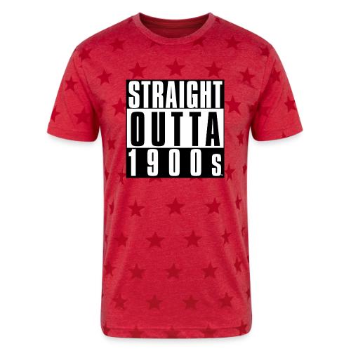 STRAIGHT OUTTA 1900S - Unisex Adult Star Printed T-Shirt