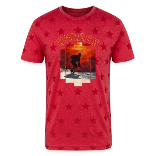 Hockey Dreams - Unisex Adult Star Printed T-Shirt
