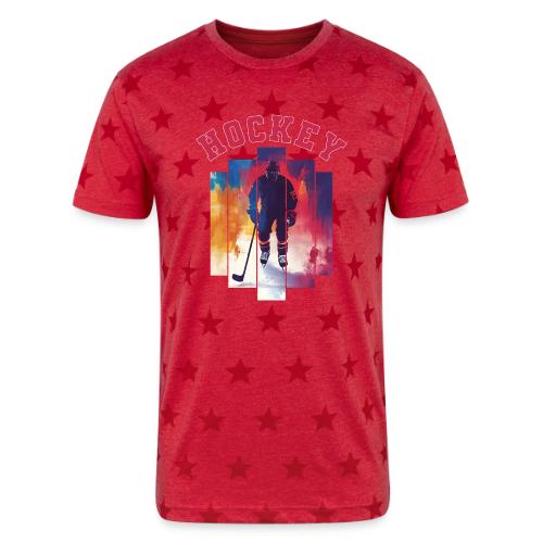 Hockey Zone - Unisex Adult Star Printed T-Shirt