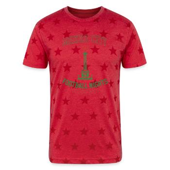 Mexico City Football Nights Verano 2026 - Unisex Adult Star Printed T-Shirt - red star - Front