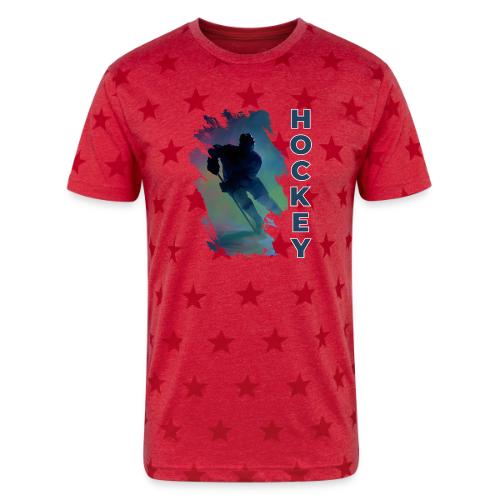 Hockey Pulse - Unisex Adult Star Printed T-Shirt