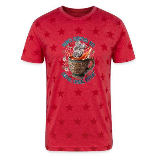 Mom's Survival Kit Tee | Coffee Chaos - Unisex Adult Star Printed T-Shirt