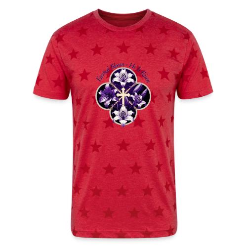 Easter Eternal Bloom Lily Crown T Shirt, Gift - Unisex Adult Star Printed T-Shirt