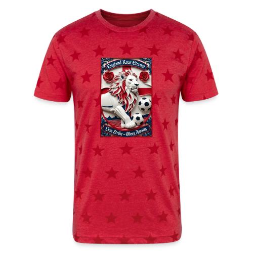 England Lion Soccer T Shirt, Football Pride Gift - Unisex Adult Star Printed T-Shirt