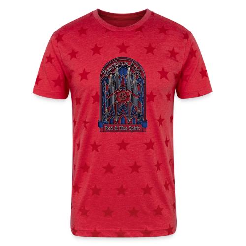 Barcelona Scarlet Pride T Shirt, Vibrant City Gift - Unisex Adult Star Printed T-Shirt