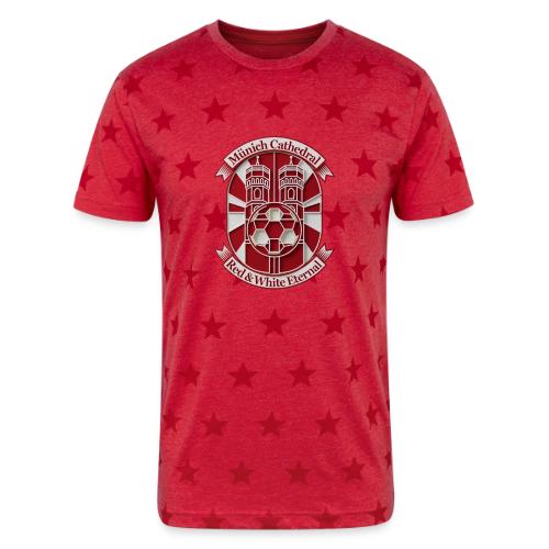 Munich Cathedral T Shirt, German Football Fan Gift - Unisex Adult Star Printed T-Shirt