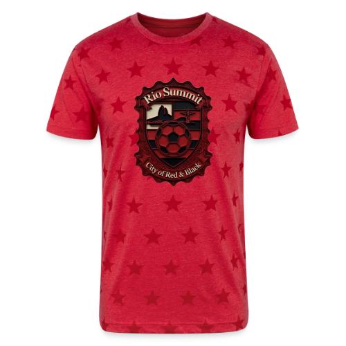 Flamengo Scarlet Summit T-Shirt, Football Gift - Unisex Adult Star Printed T-Shirt