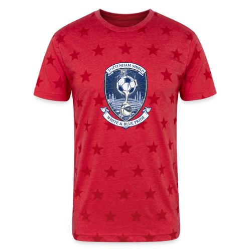 Iconic North London Soccer Emblem Art Print - Unisex Adult Star Printed T-Shirt