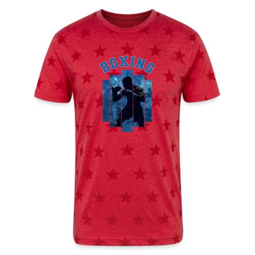 Boxing Never Stops - Unisex Adult Star Printed T-Shirt
