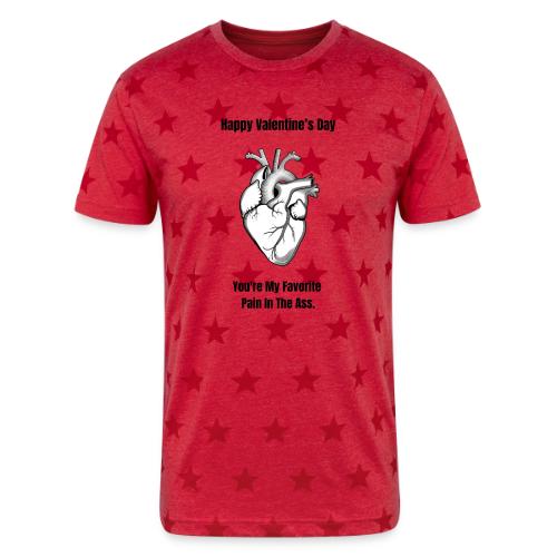 I'm Glad I Swiped Right T-Shirt | Funny Valentine - Unisex Adult Star Printed T-Shirt