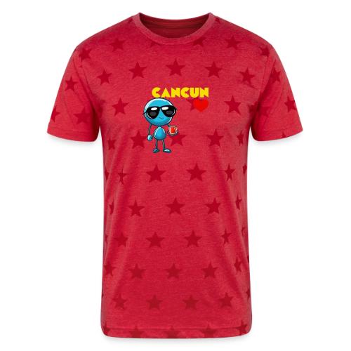 Smoon City_Cancun - Unisex Adult Star Printed T-Shirt