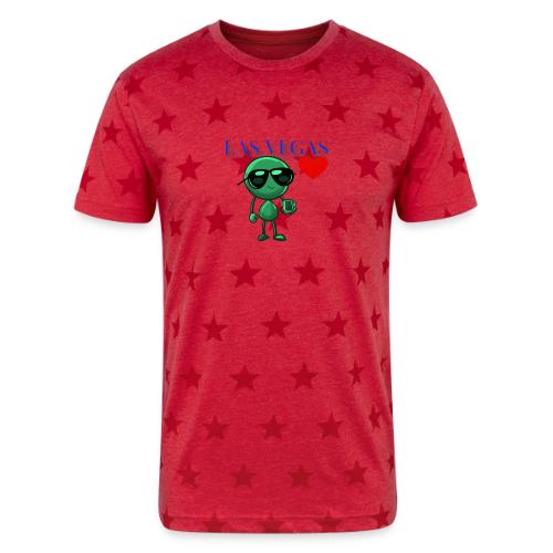 Smoon City_Las Vegas - Unisex Adult Star Printed T-Shirt